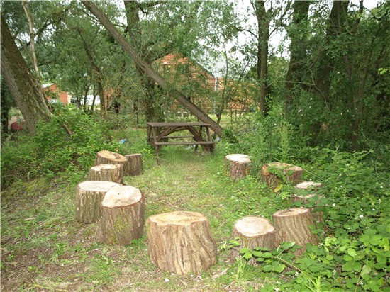 Island Log Seats